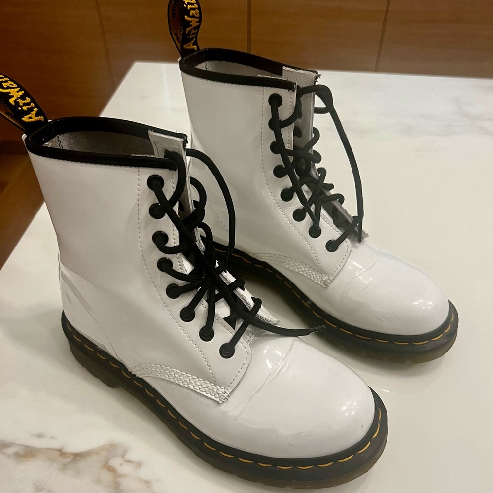 Dr. Martens 1460 White Boots Women’s Size 7